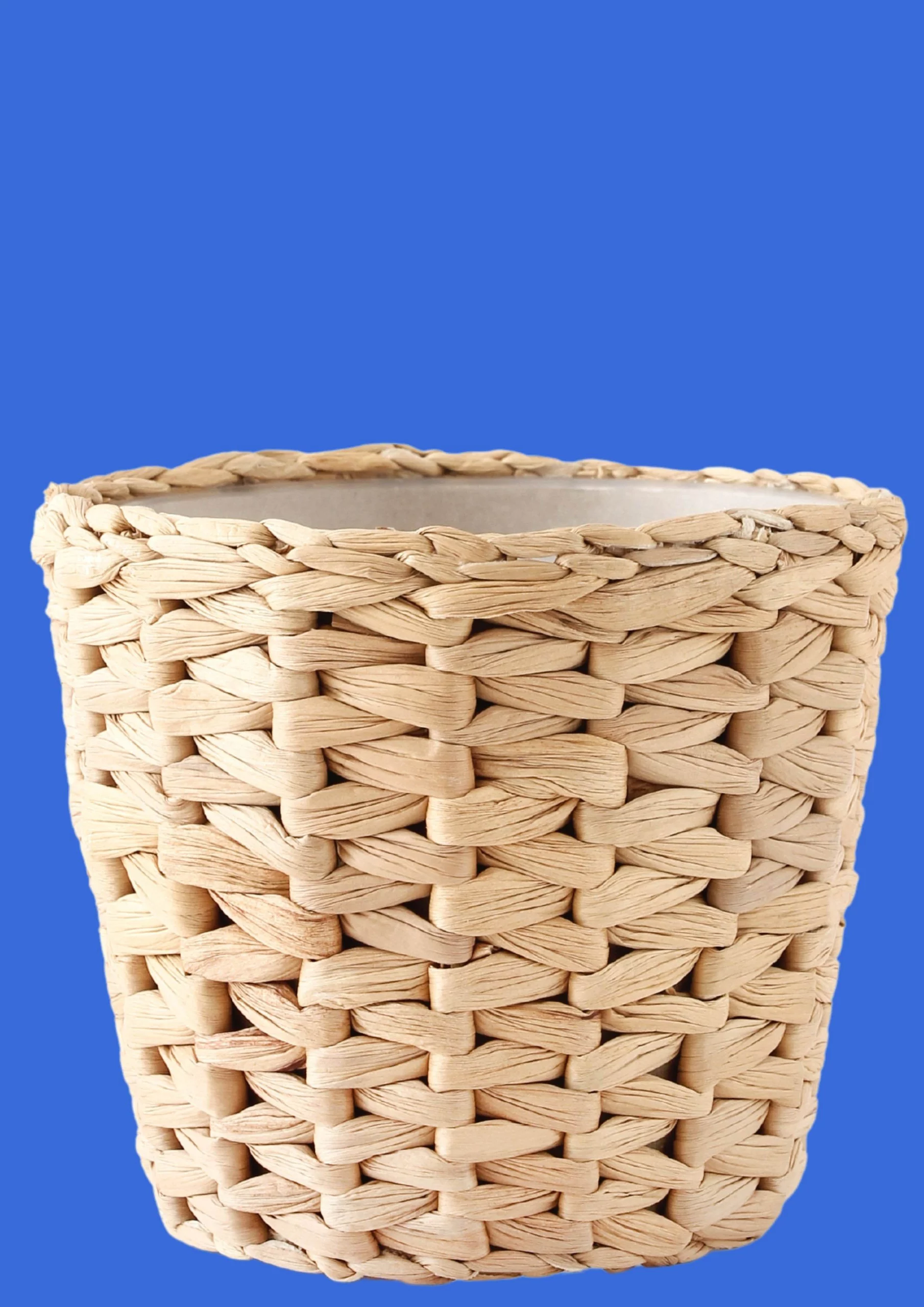 Straw flower pot