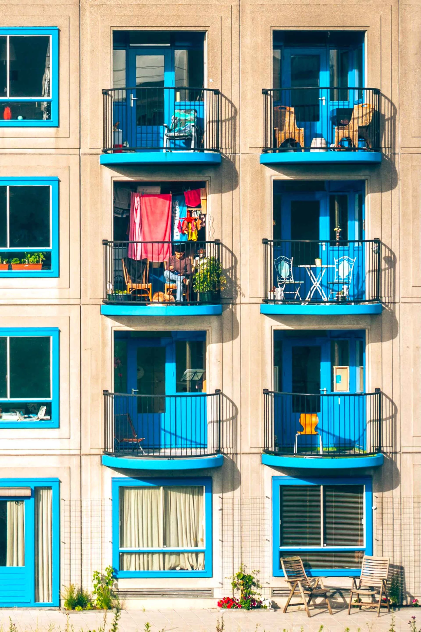 Apartment balconies