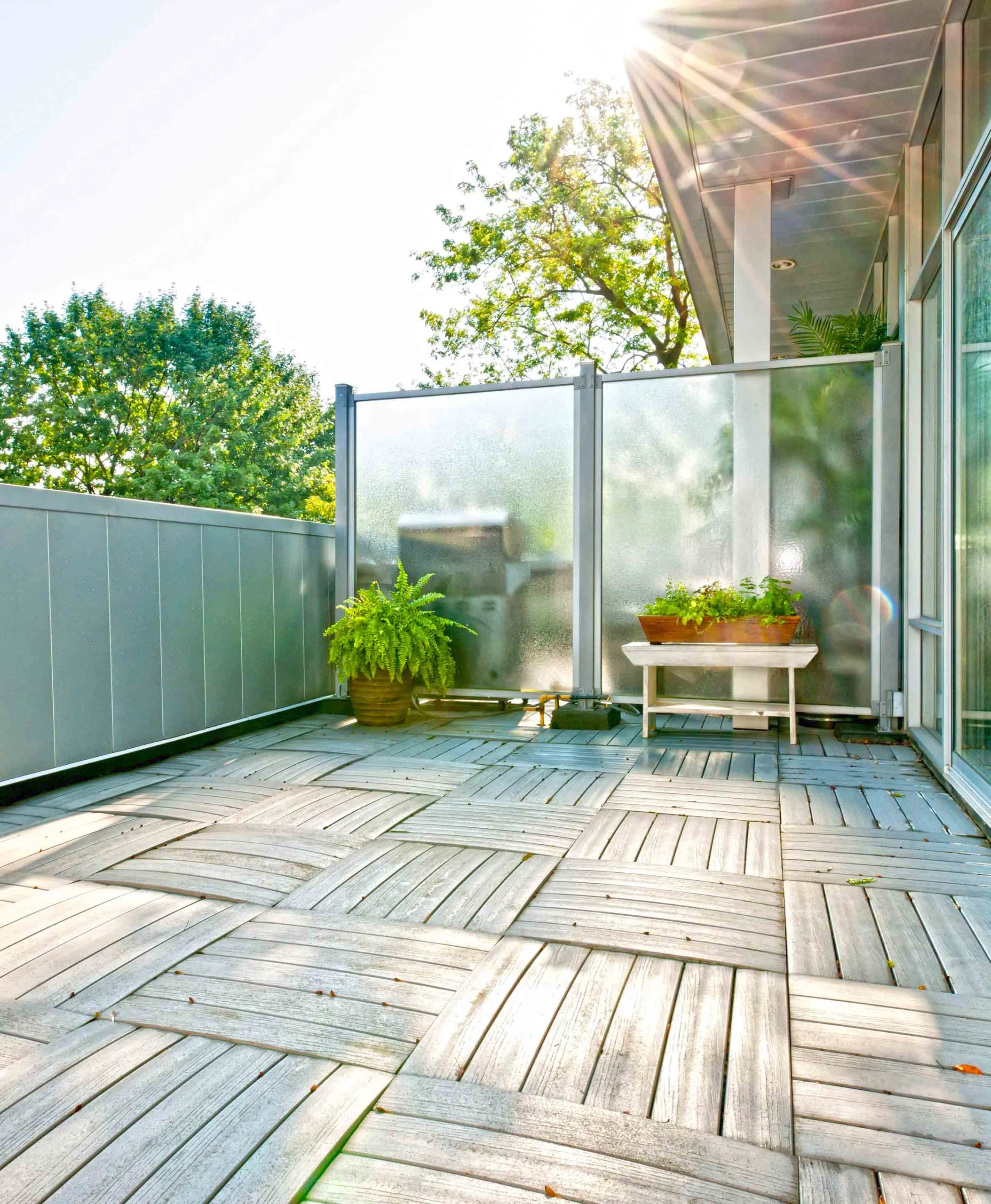 Sunny balcony