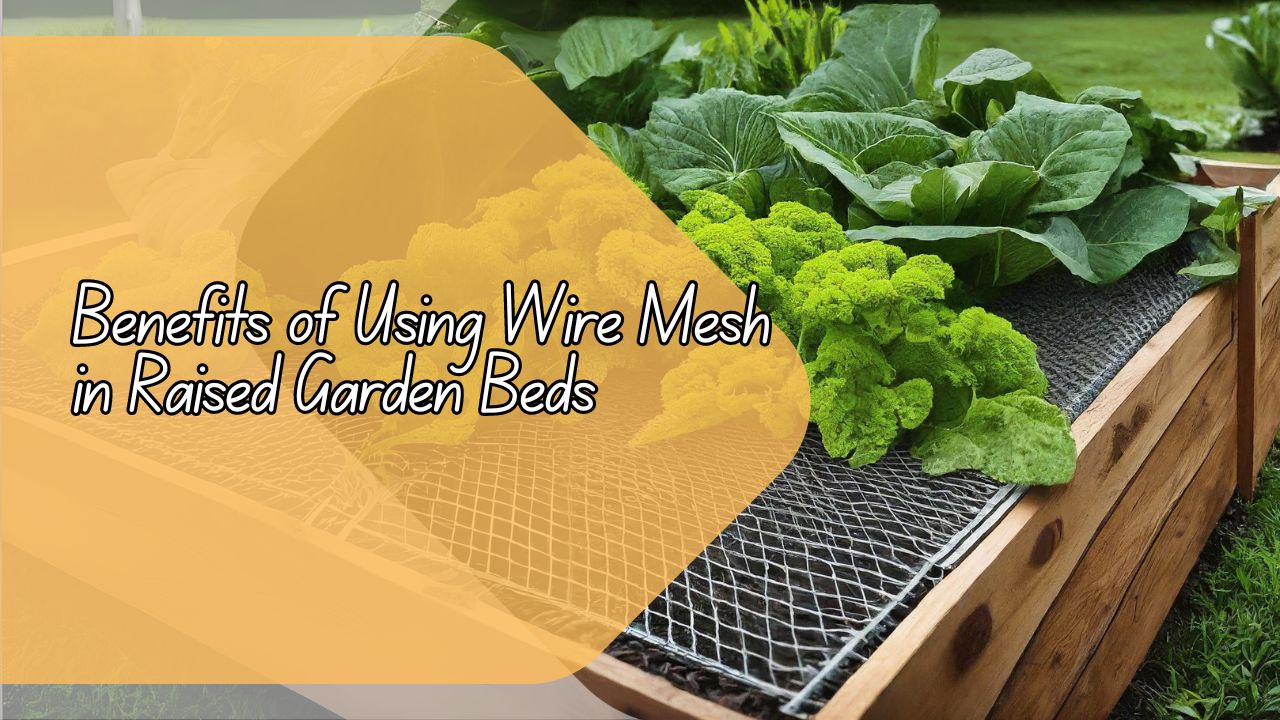 5 Benefits Of Using Wire Mesh In Raised Garden Beds