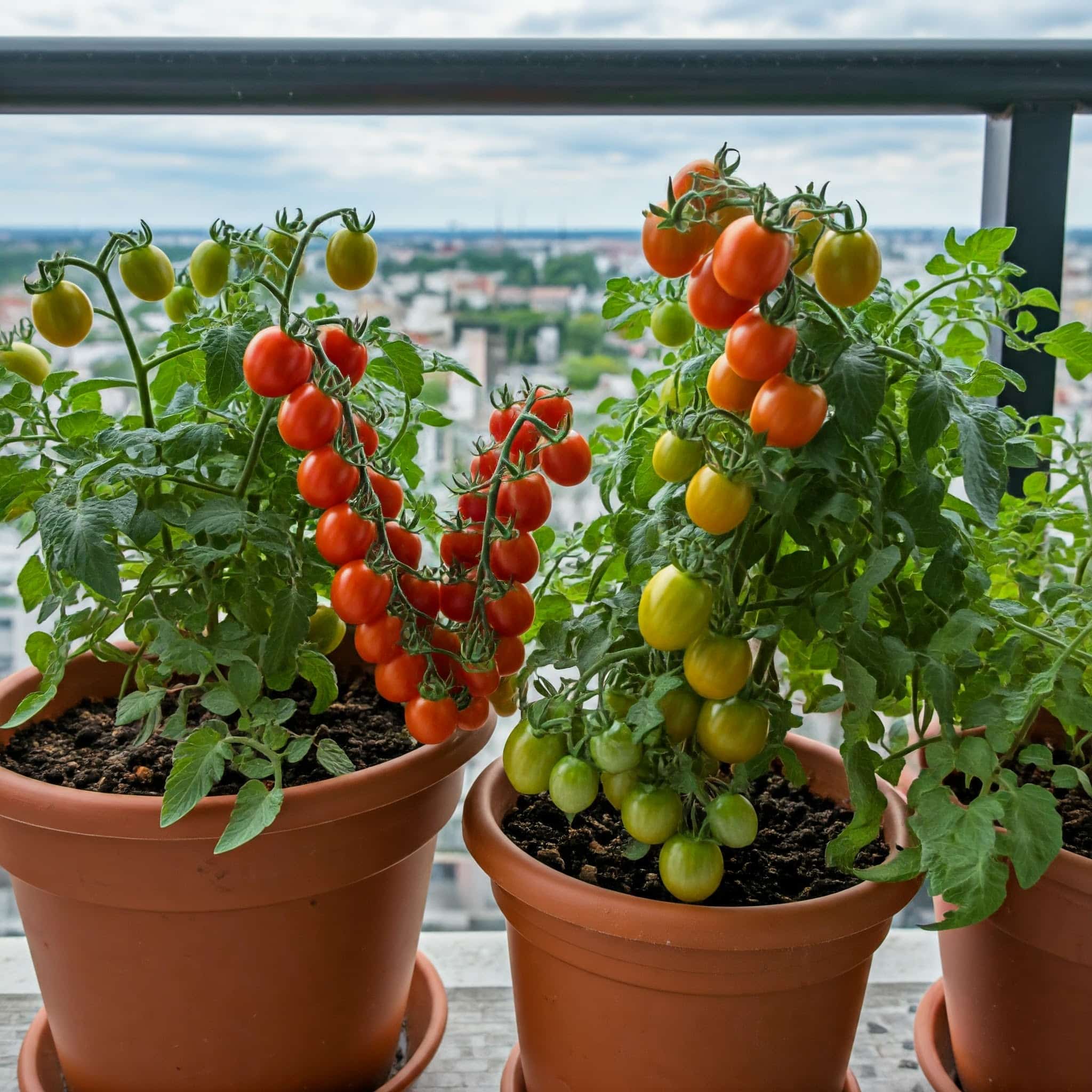 Container Gardening with Cherry Tomatoes