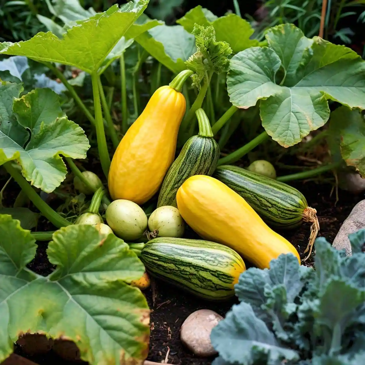 Crookneck Squash plant