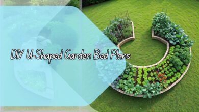 DIY U-Shaped Garden Bed Plans