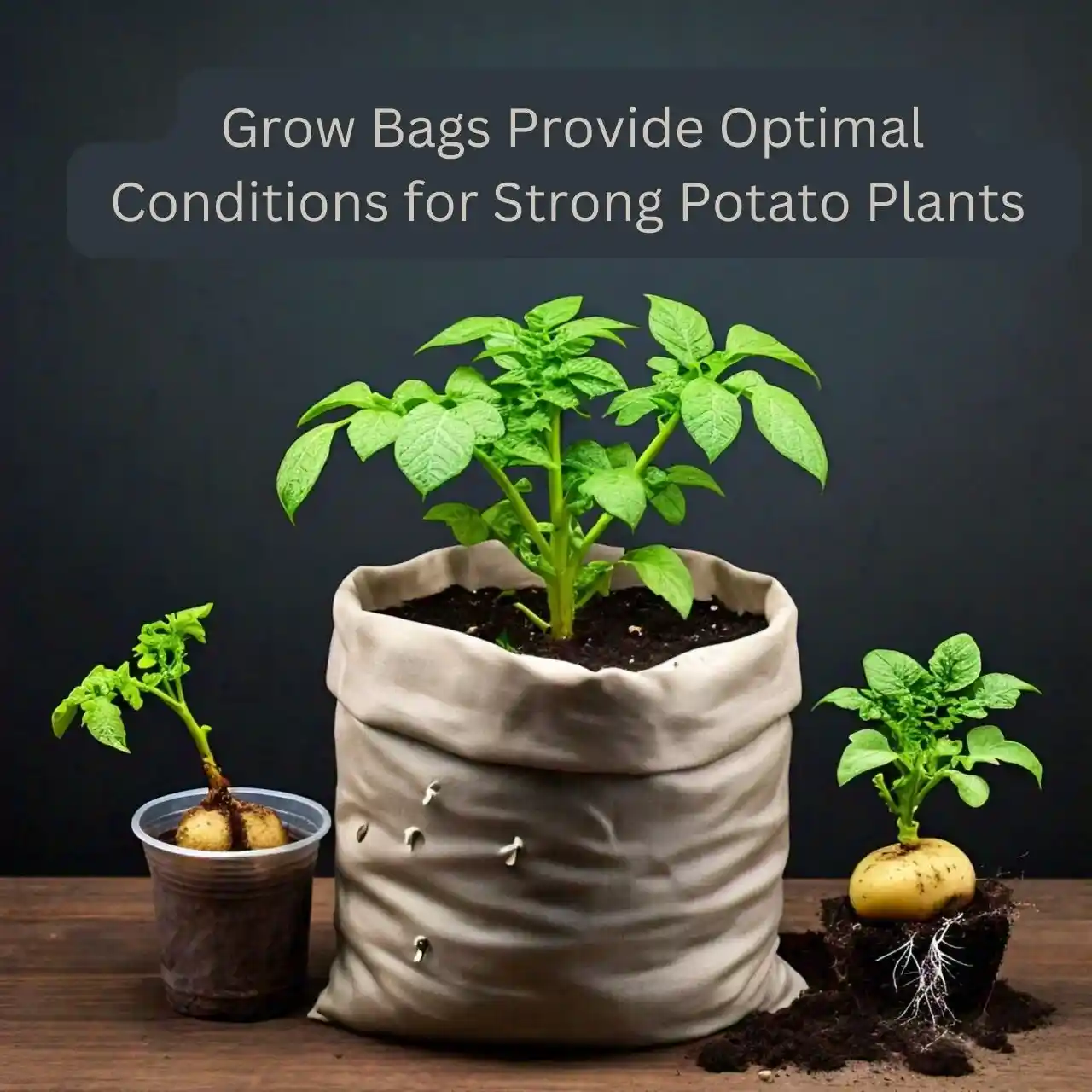 Grow Bags Provide Optimal Conditions for Strong Potato Plants