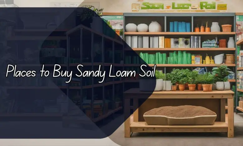 Places to Buy Sandy Loam Soil