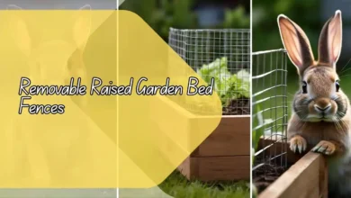 Removable Raised Garden Bed Fences