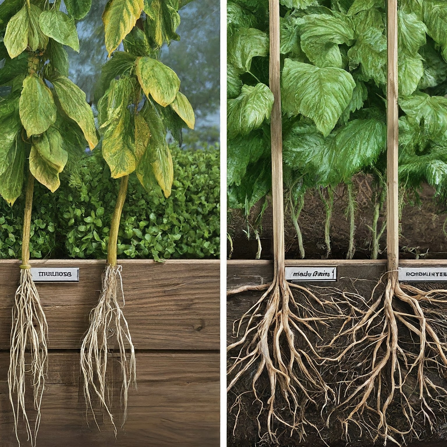 Rooting Hormone Used vs Not Used