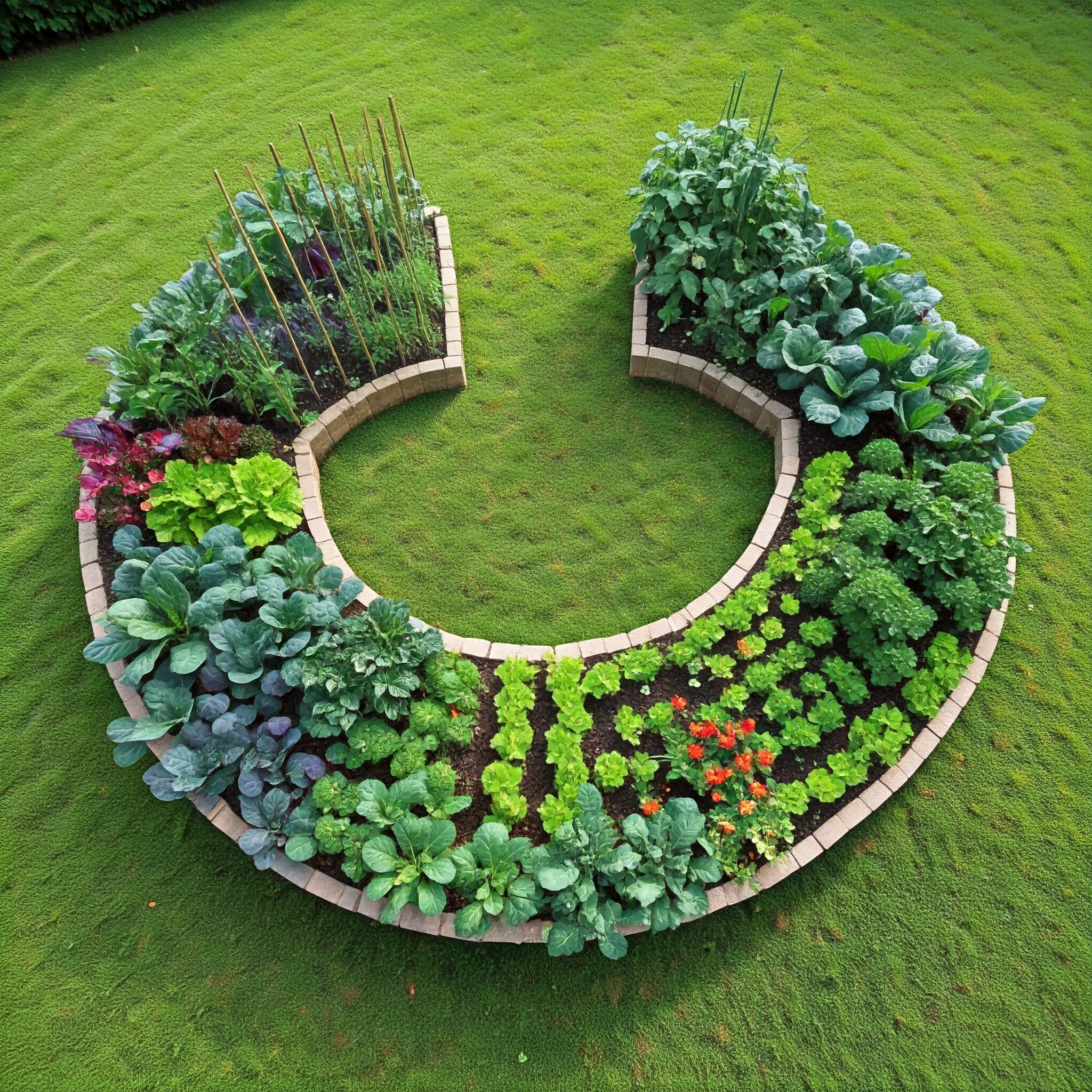 U-Shaped Garden Bed