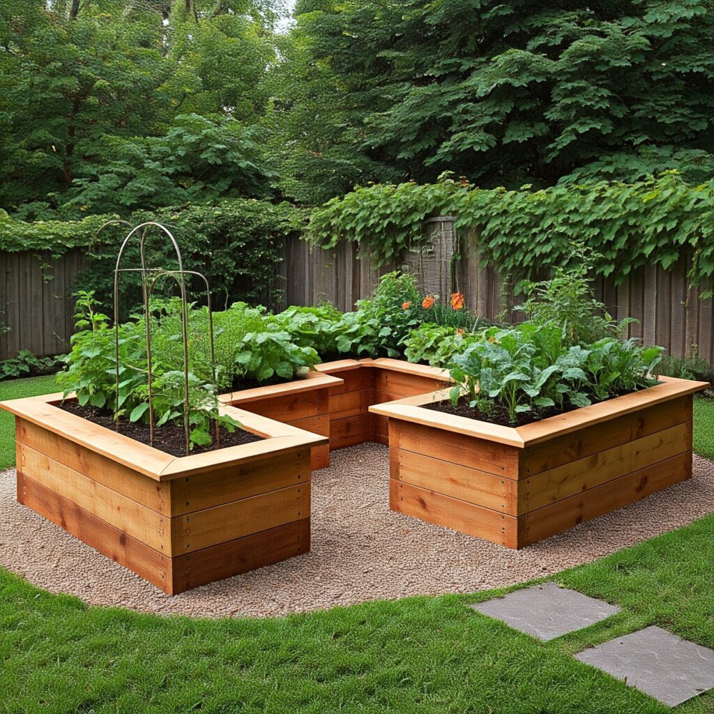 Easy DIY UShaped Garden Bed Plans For A Stunning Backyard