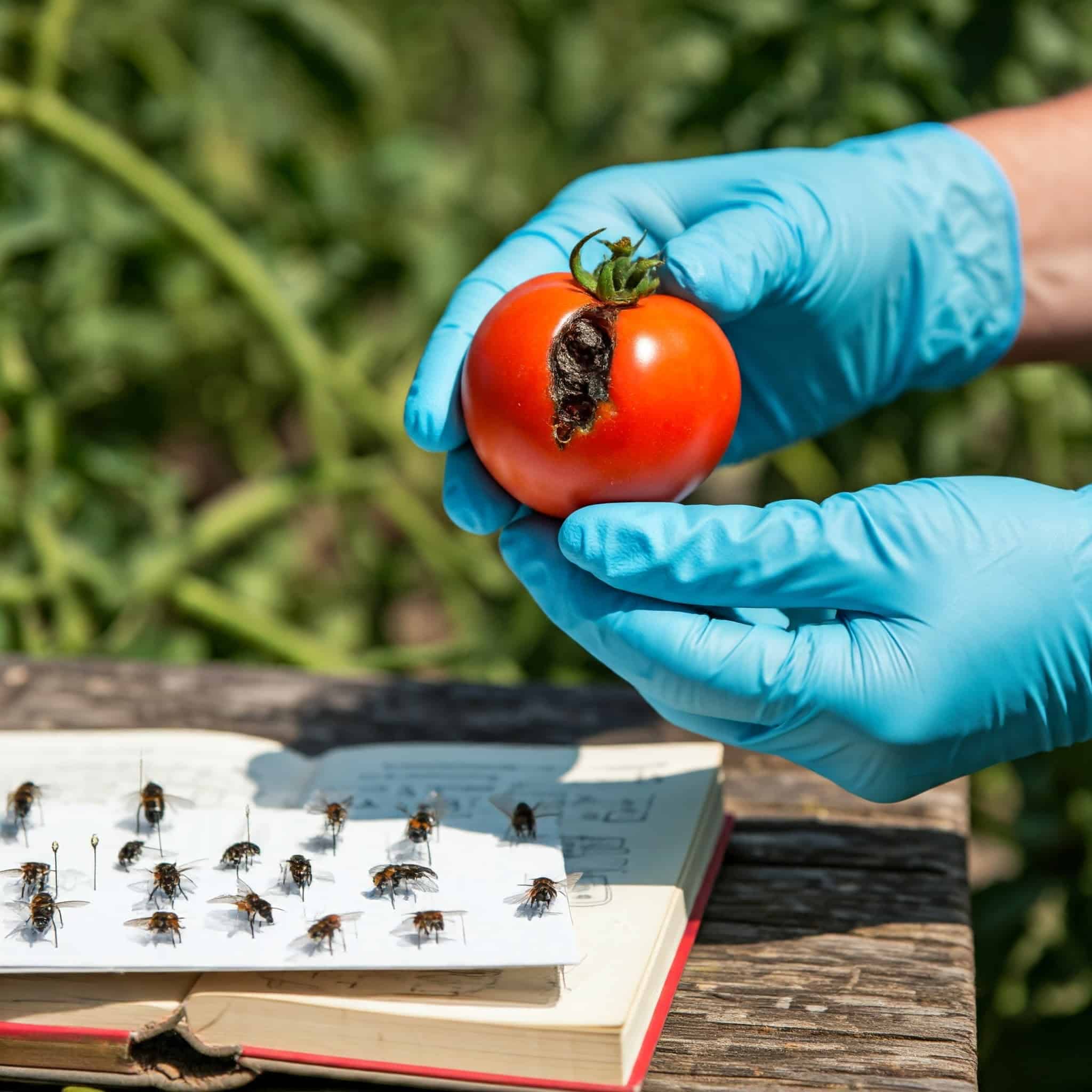 black fly damage