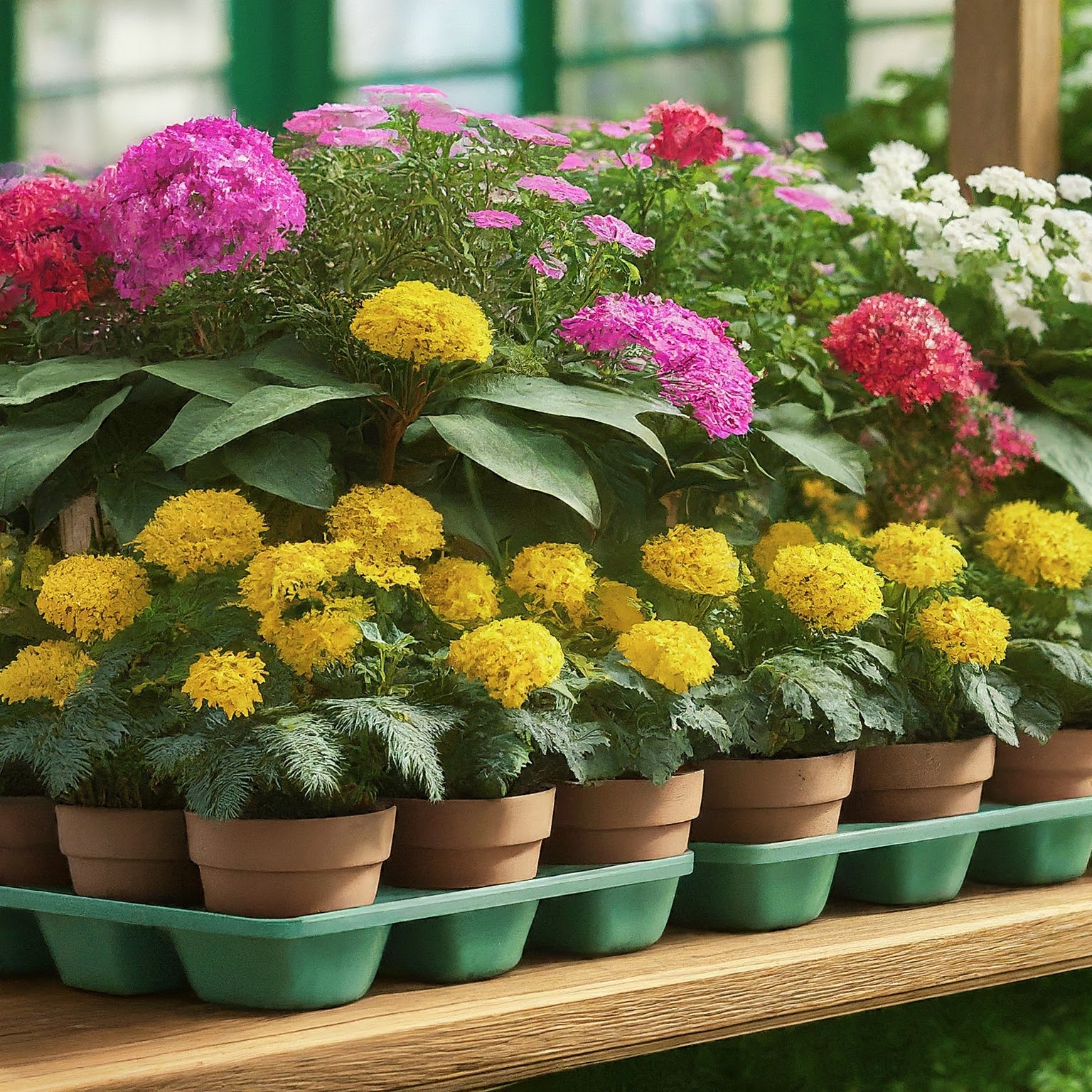 gardening store shelf