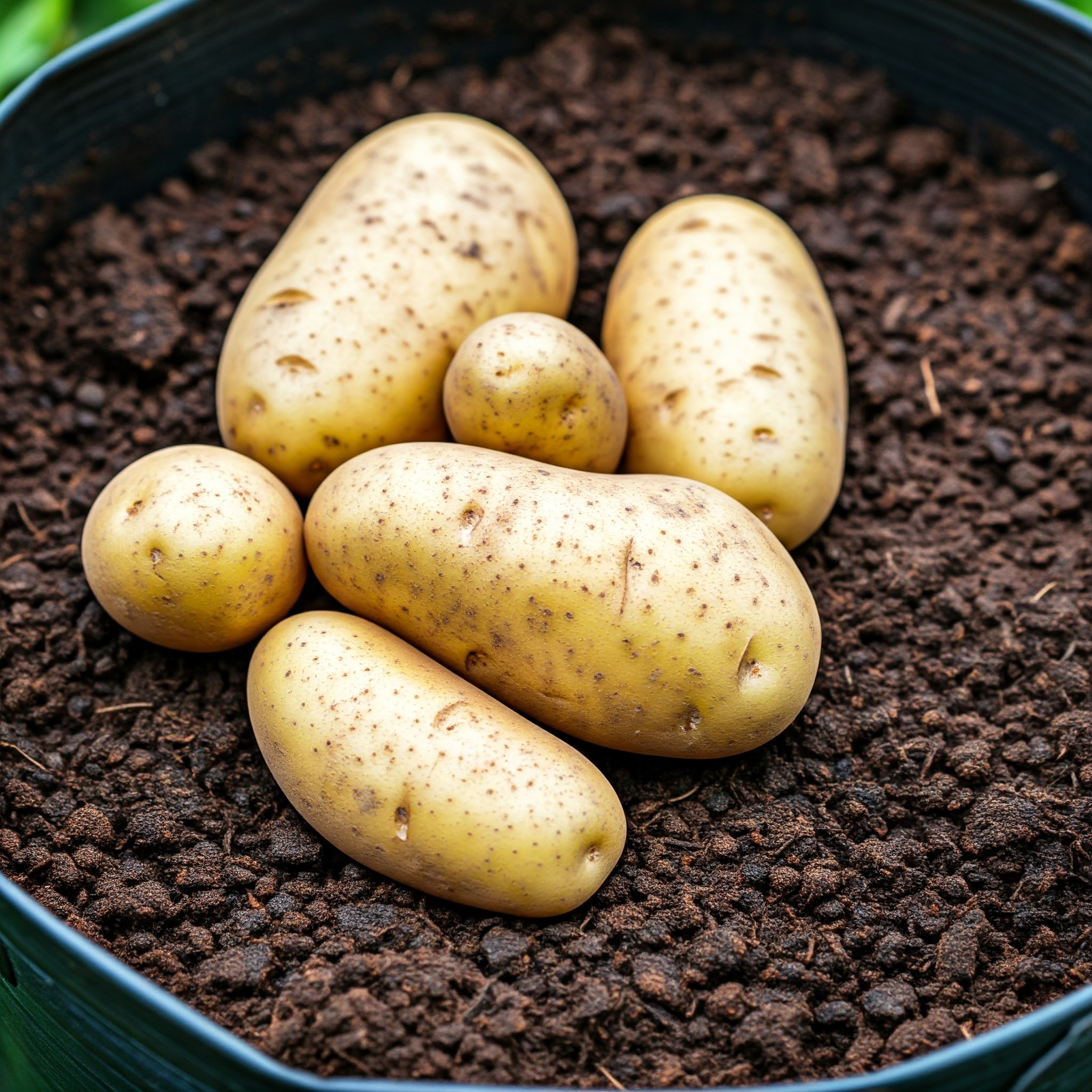 oblong form of Kennebec potatoes