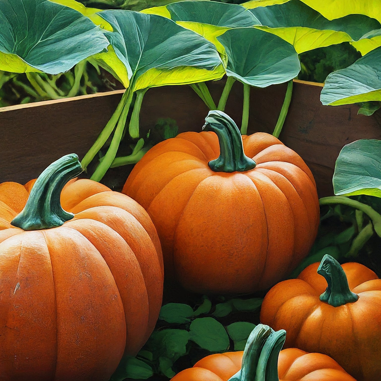 orange pumpkins