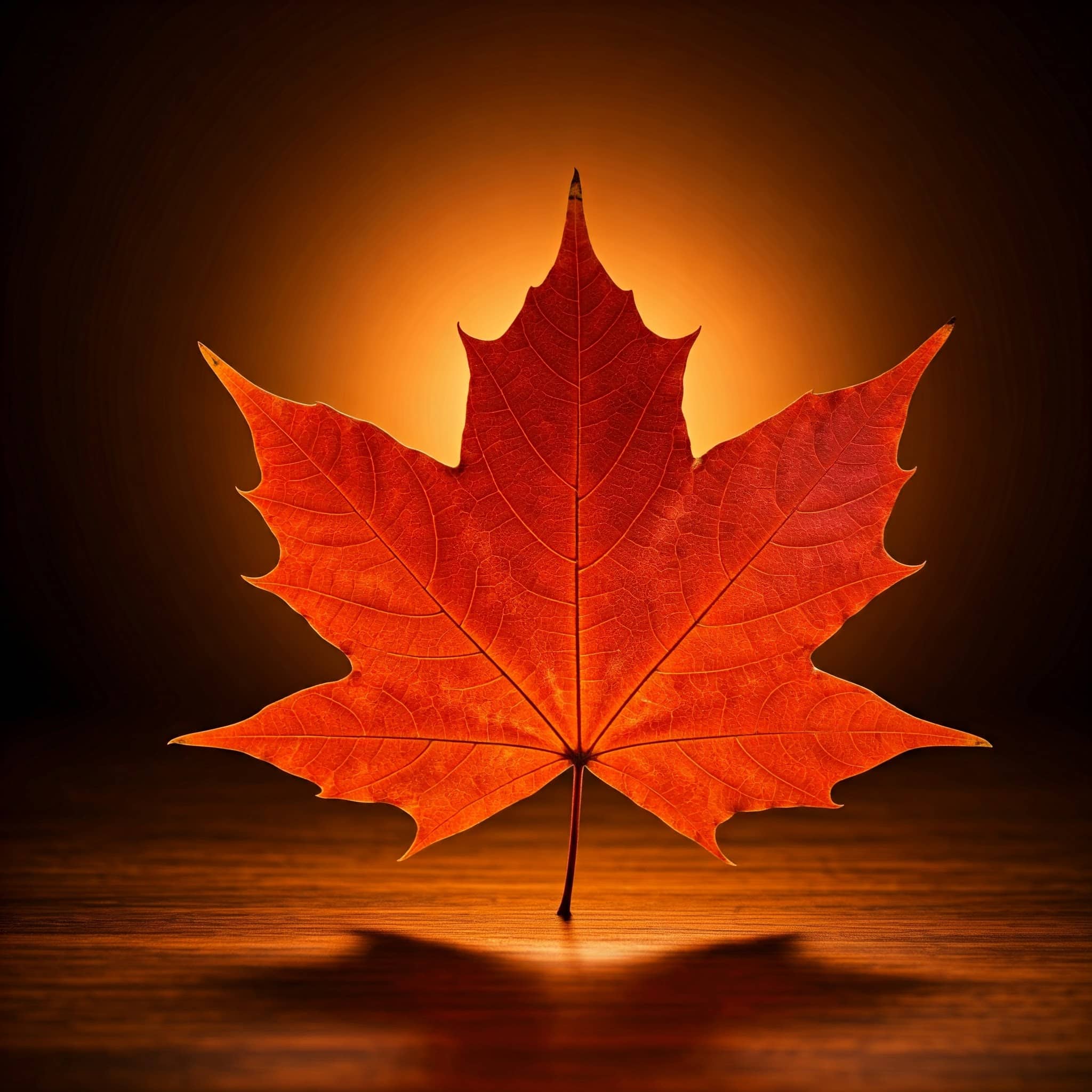 single maple leaf