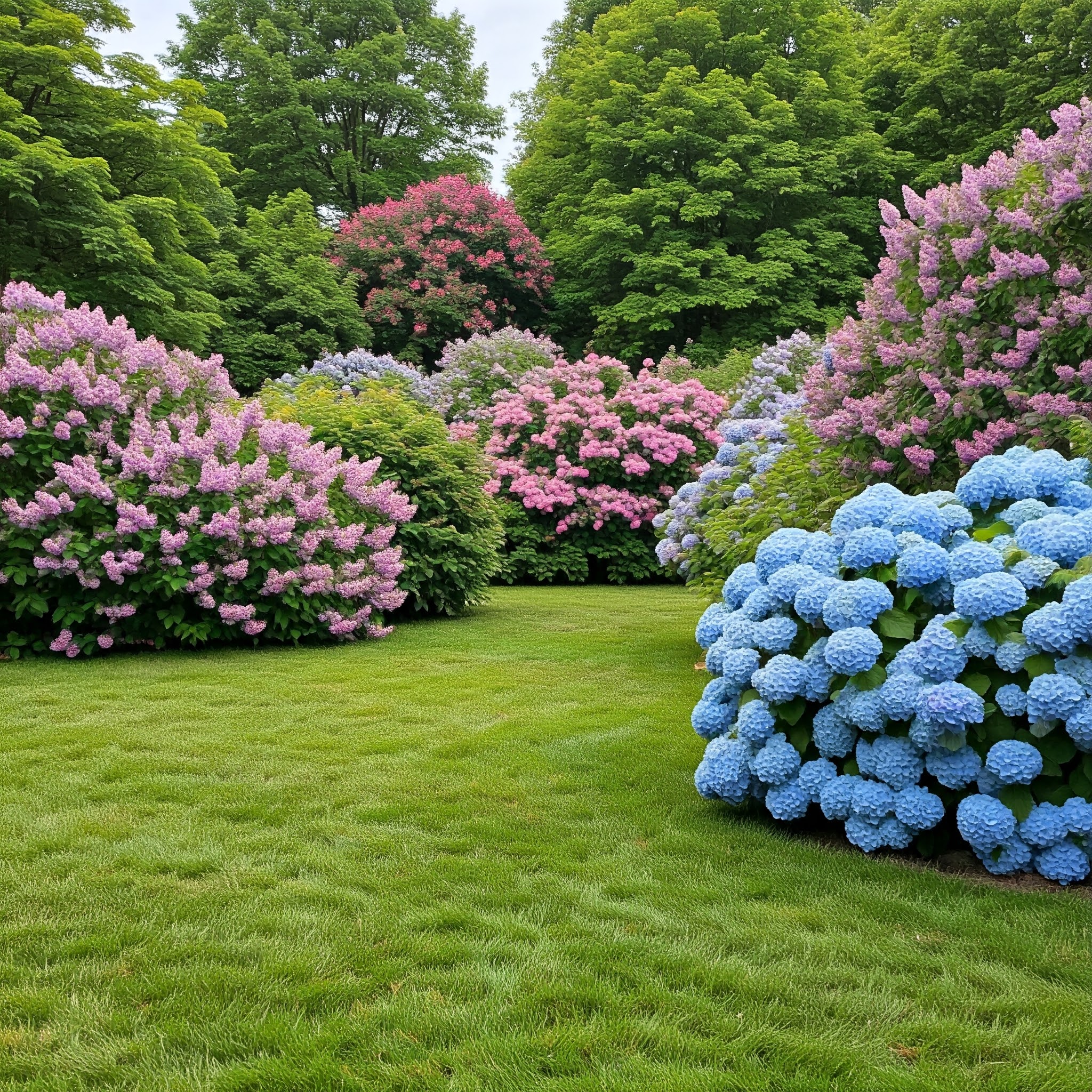 vibrant array of Zone 6 shrubs